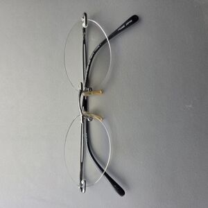 Escada Gunmetal Rimless Glasses